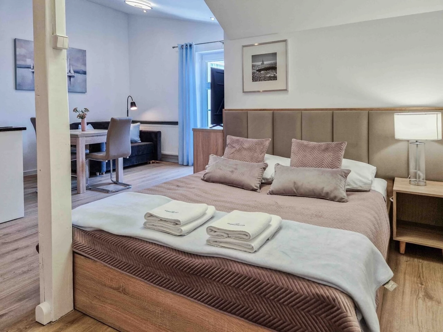 Apartament Trzy Korony Swinoujscie 54 – strefa spania